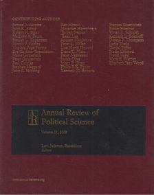 Margaret Levi - Annual Review of Political Science Volume 11. 2008 [antikvár]