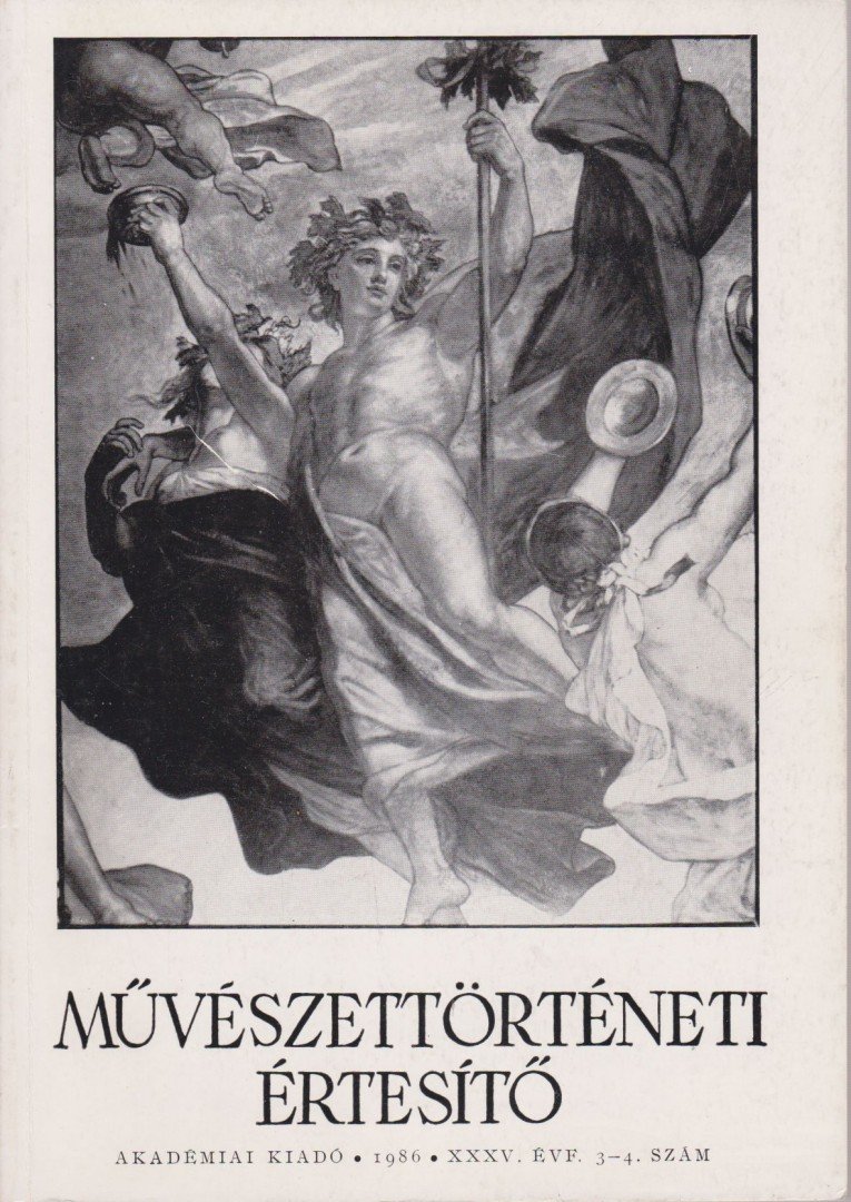 MOJZER MIKLÓS - Művészettörténeti értesítő XXXV. évf. 3-4. szám [antikvár]