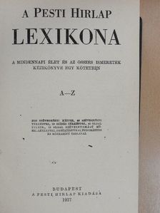 A Pesti Hirlap lexikona [antikvár]