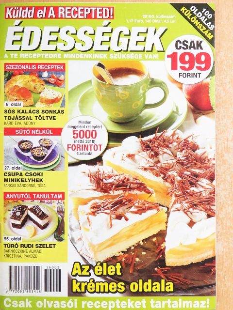 Küldd el A Recepted! 2016/2. Különszám [antikvár]