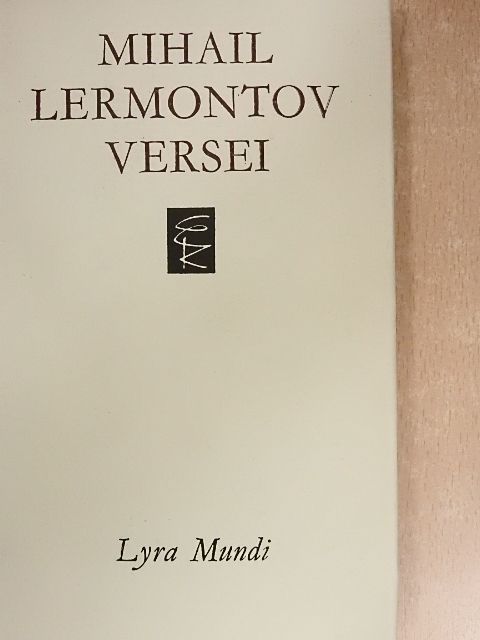 Mihail Lermontov - Mihail Lermontov versei [antikvár]