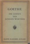 Johann Wolfgang Goethe - Die Leiden des jungen Werthers [antikvár]