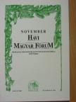 Balla Máté - Havi Magyar Fórum 2004. november  [antikvár]