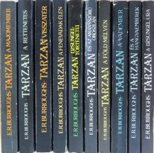 Edgar Rice Burroughs - "10 kötet a Tarzan könyvek sorozatból (nem teljes sorozat)" [antikvár]