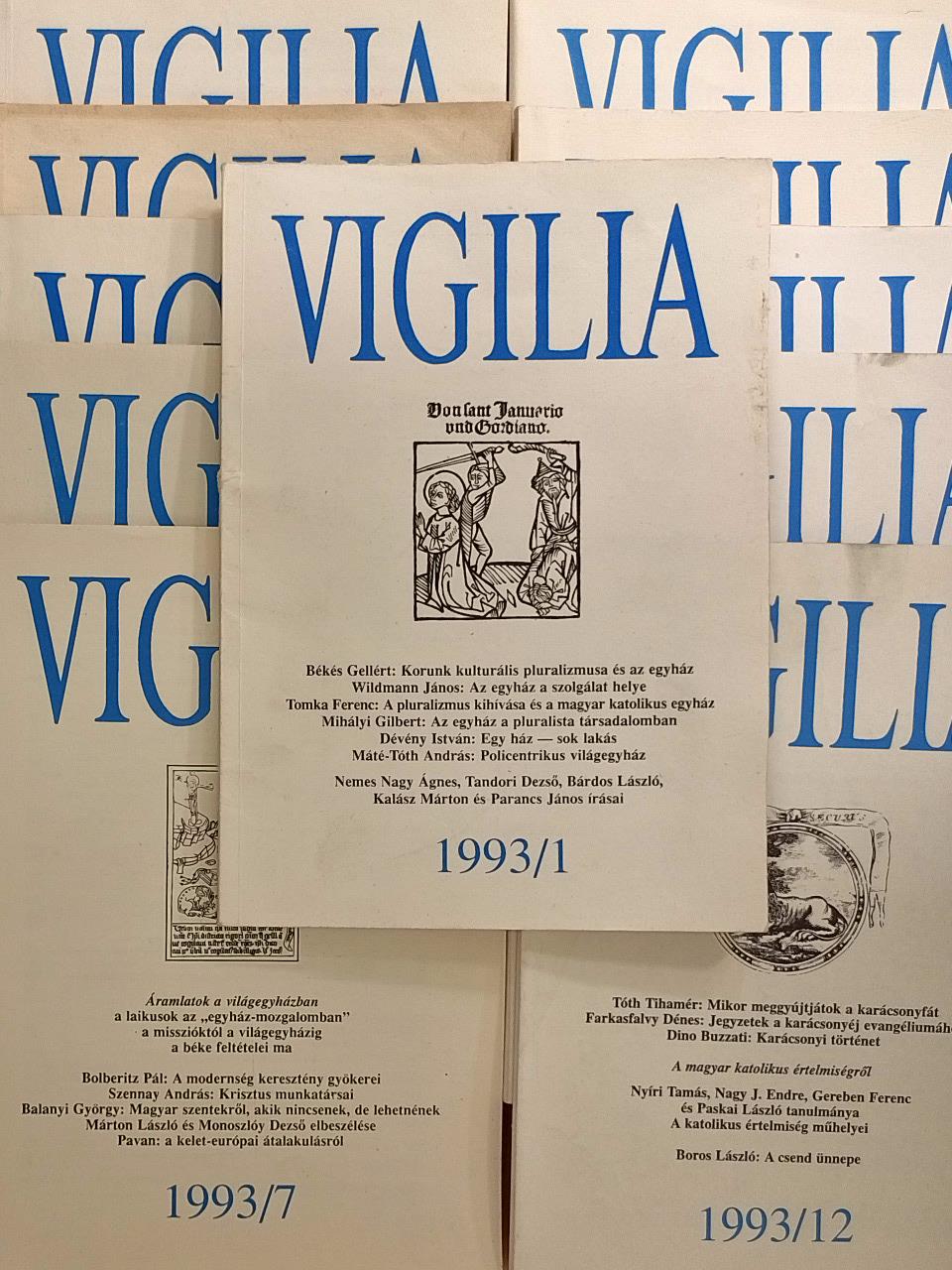 Ágh István - Vigilia 1993. (nem teljes évfolyam) [antikvár]