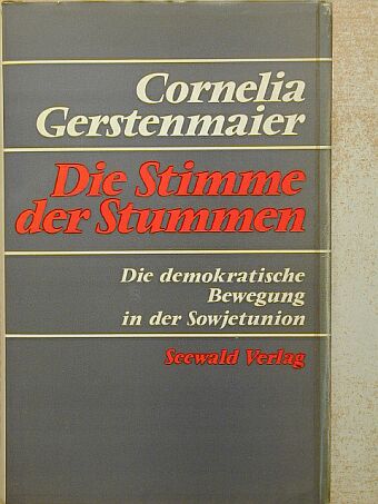 Cornelia Gerstenmayer - Die Stimme der Stummen [antikvár]