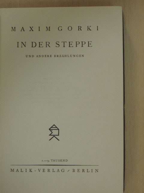 Maxim Gorki - In der Steppe [antikvár]