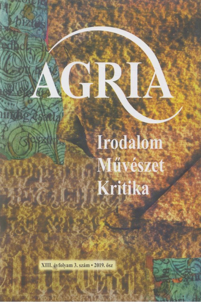 Ködöböcz Gábor - Agria 2019/3. szám ősz [antikvár]