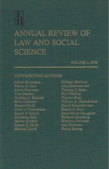 John Hagan - Annual Review of Law and Social Science Volume 2, 2006 [antikvár]
