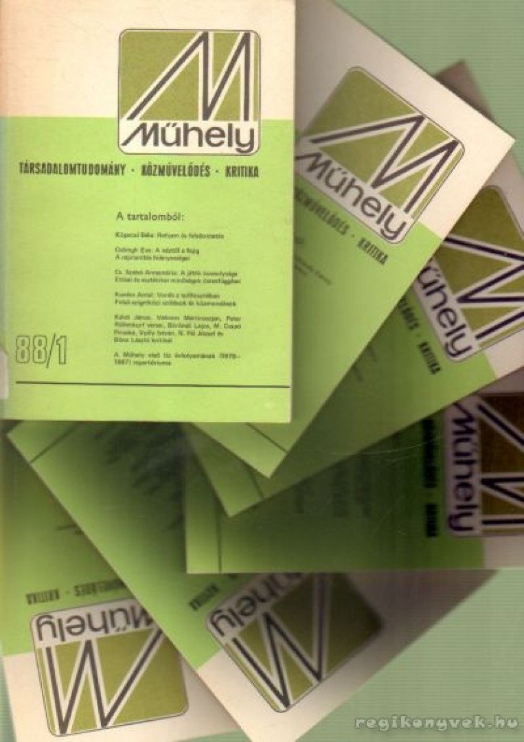 Kloss Andor - Műhely 1988. XI. évf. (teljes) [antikvár]