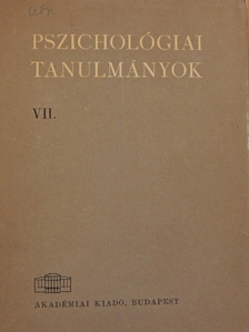 Adorjáni Csaba - Pszichológiai tanulmányok VII. [antikvár]