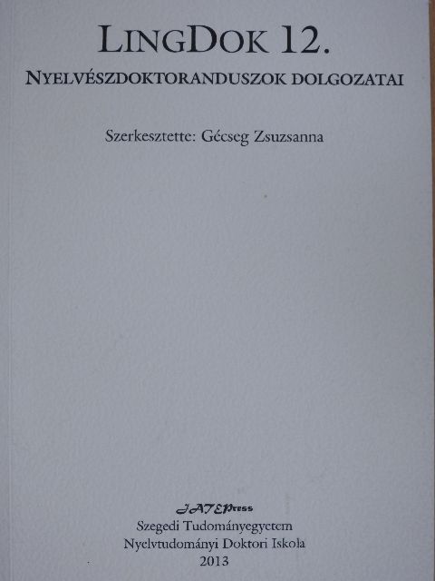 Horváth Katalin - LingDok 12. [antikvár]