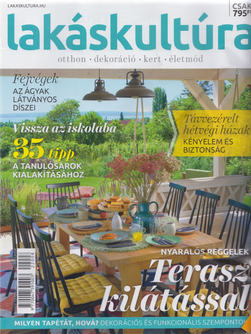 Szabó Eszter - Lakáskultúra 2022. augusztus [antikvár]