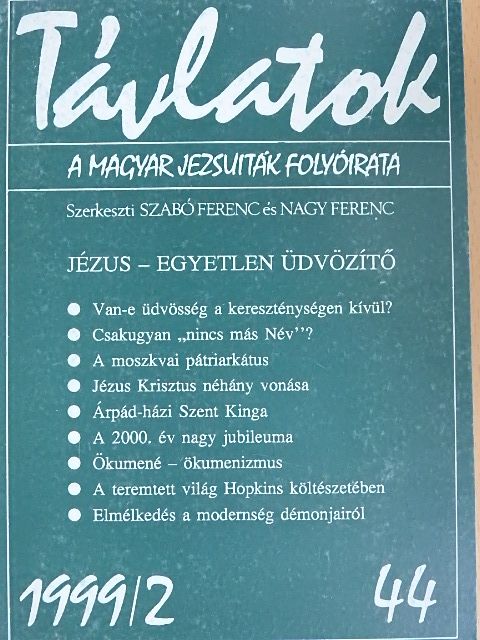 Béky Gellért - Távlatok 1999/2. [antikvár]