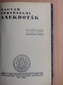 Magyar történelmi anekdoták [antikvár]