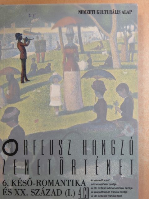 Anton Webern - Orfeusz Hangzó Zenetörténet 6. - 4 CD-vel [antikvár]