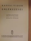 Kassai Vidor - Kassai Vidor emlékezései [antikvár]