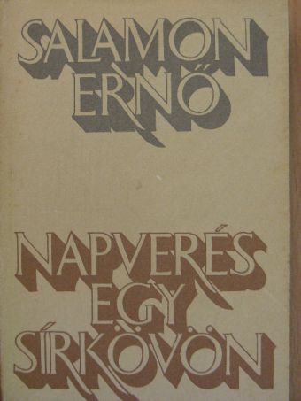 Salamon Ernő - Napverés egy sírkövön [antikvár]