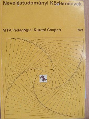 Ableda Gyula - Neveléstudományi közlemények 74/1. [antikvár]