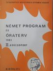 Boór Andrásné - Német programterv és óraterv II. korcsoport [antikvár]