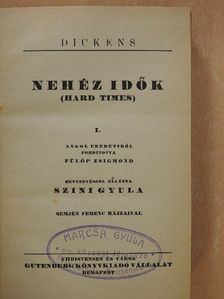 Charles Dickens - Nehéz idők I-II. [antikvár]