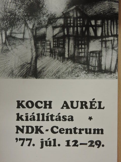 Koch Aurél kiállítása [antikvár]
