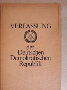 Verfassung der Deutschen Demokratischen Republik [antikvár]