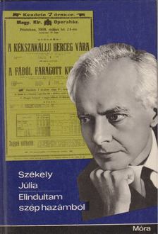 SZÉKELY JÚLIA - Elindultam szép hazámból [antikvár]