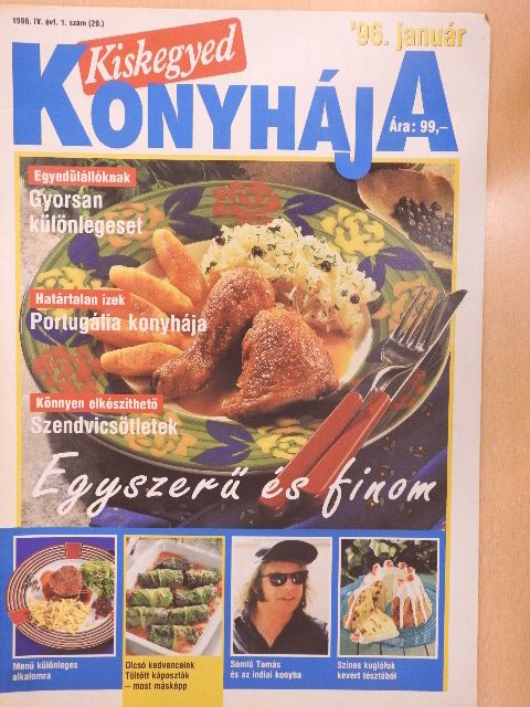 Kiskegyed konyhája 1996. január [antikvár]