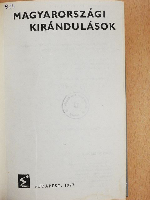 Bokodi József - Magyarországi kirándulások [antikvár]