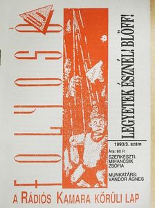 Schaefer Andrea - Folyosó 1993/3. [antikvár]