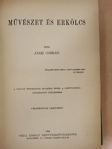 Jászi Oszkár - Művészet és erkölcs [antikvár]