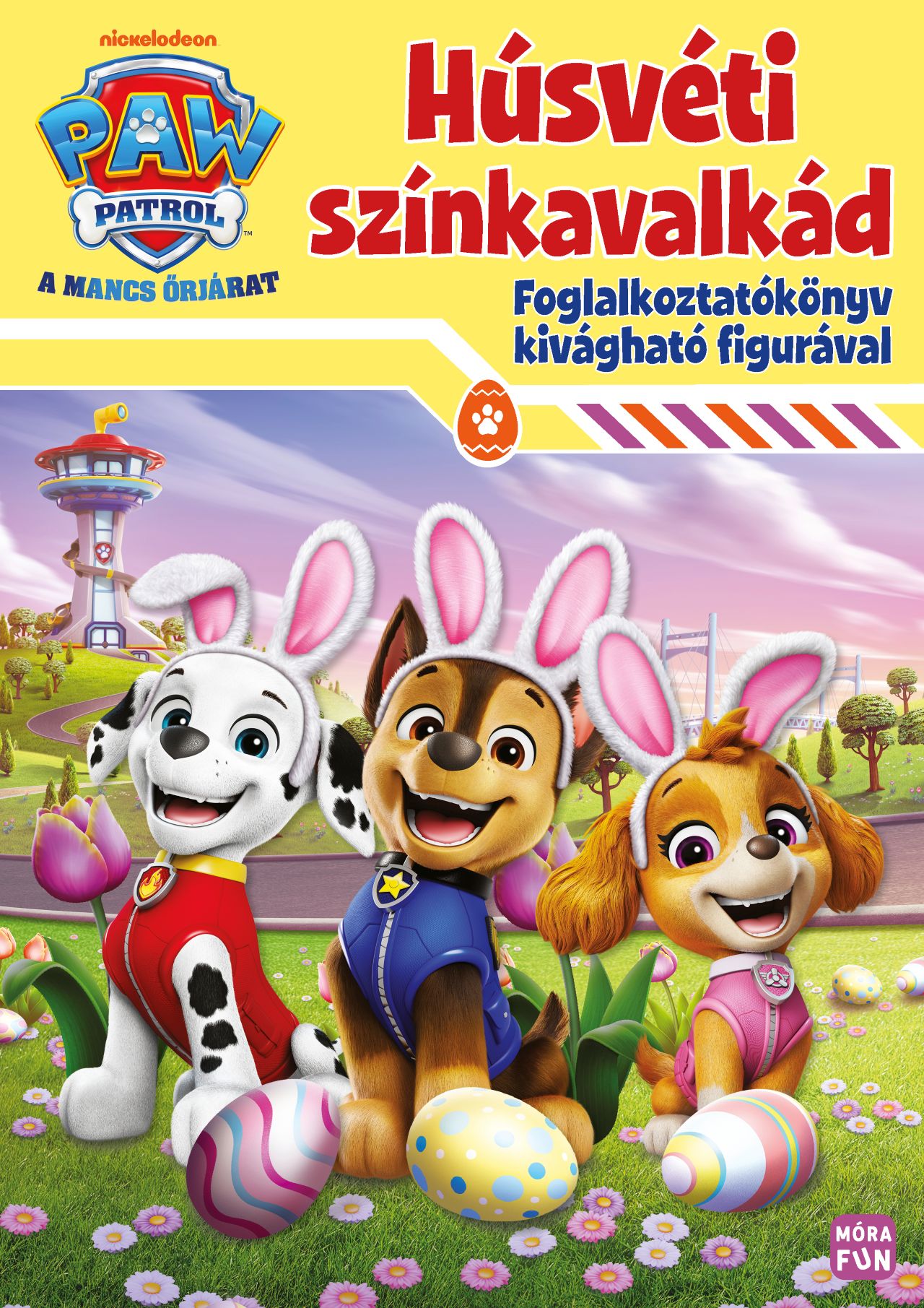 Mancs Őrjárat - Húsvéti színkavalkád - Foglalkoztatókönyv kivágható figurával HÚSVÉT