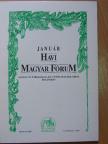 Bálint Jenő - Havi Magyar Fórum 2002. január [antikvár]