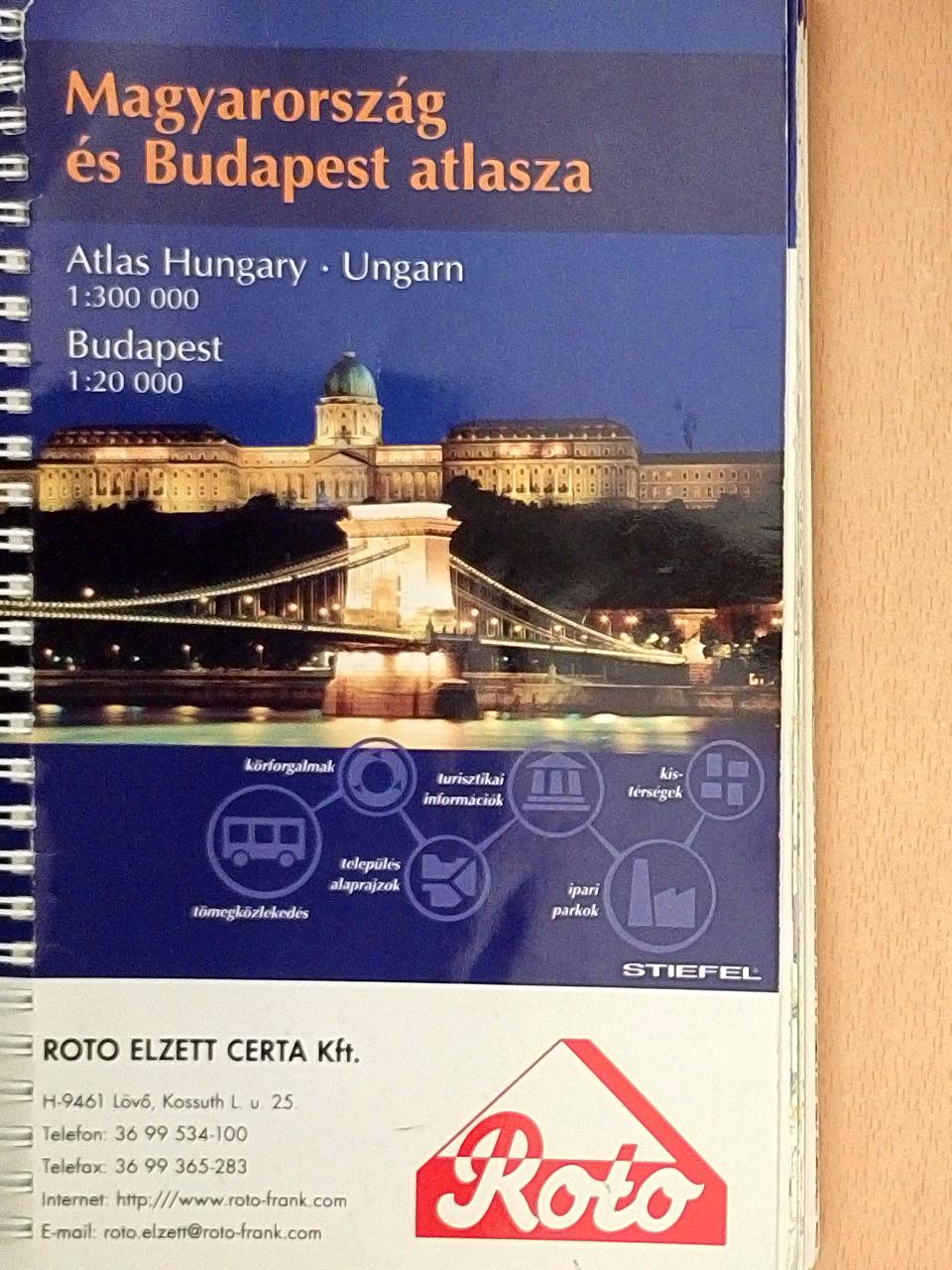 Magyarország és Budapest atlasza [antikvár]