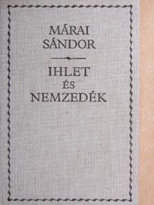 Márai Sándor - Ihlet és nemzedék [antikvár]