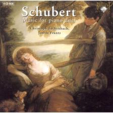 SCHUBERT - MUSIC FOR PIANO DUET 4CD ESCHENBACH, FRANTZ