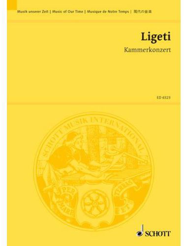 Ligeti György - KAMMERKONZERT FÜR 13 INSTRUMENTALISTEN. STUDIENPARTITUR