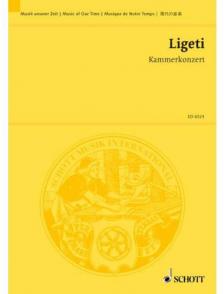Ligeti György - KAMMERKONZERT FÜR 13 INSTRUMENTALISTEN. STUDIENPARTITUR