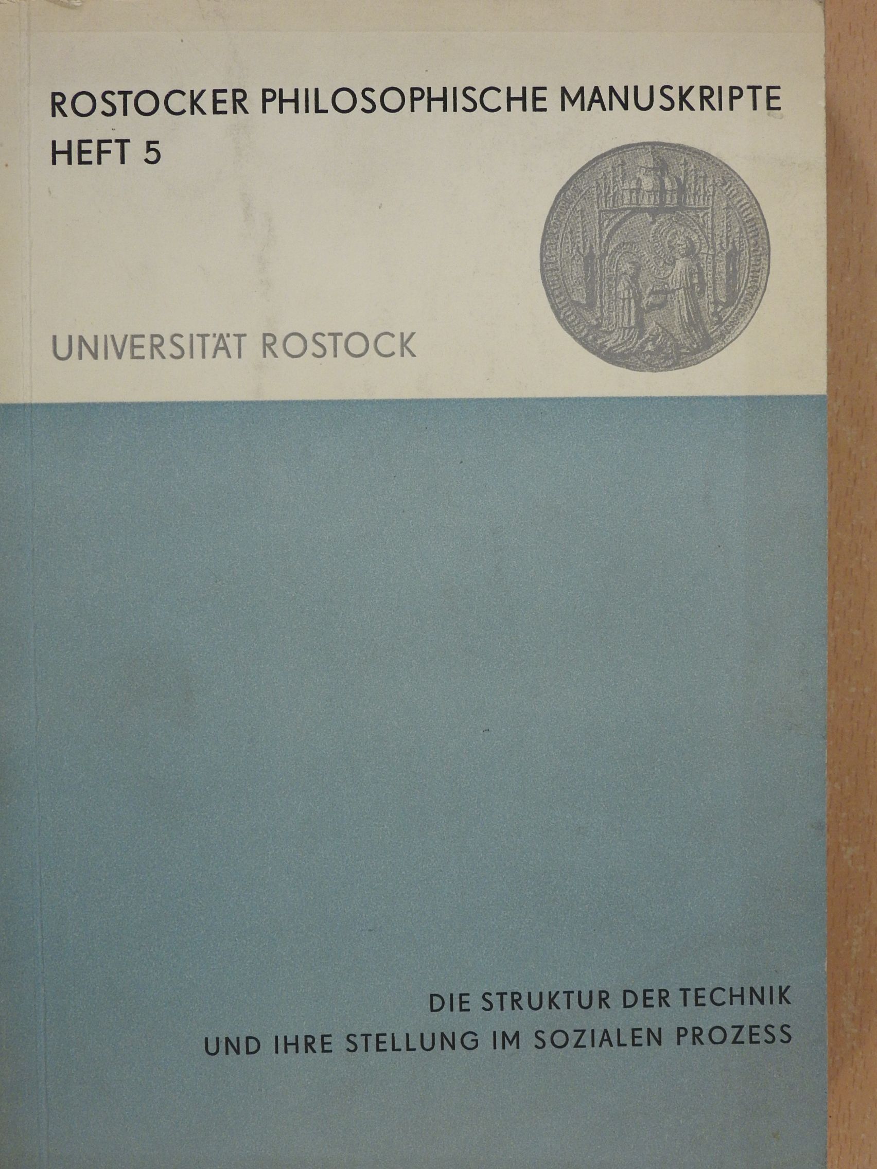 H. Parthey - Die struktur der Technik und ihre Stellung im Sozialen Prozeß (dedikált példány) [antikvár]