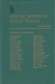 Jonathan E. Fielding - Annual Review of Public Health [antikvár]