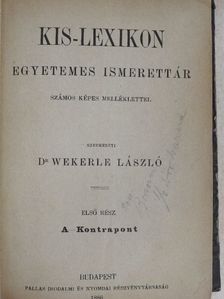 Kis-Lexikon I. (töredék) [antikvár]