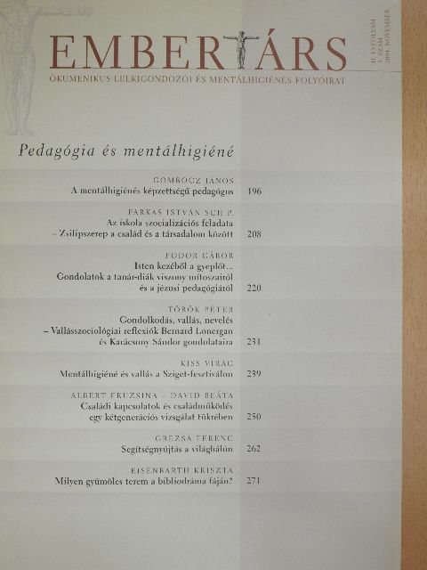 Farkas István Sch. P. - Embertárs 2004/3. [antikvár]
