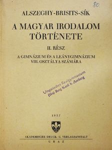 Alszeghy Zsolt - A magyar irodalom története II. [antikvár]