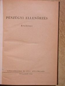Dr. Balás Alajos - Pénzügyi ellenőrzés [antikvár]