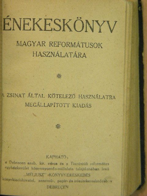 Énekeskönyv [antikvár]