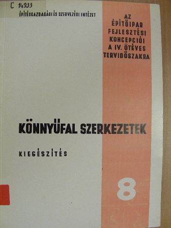 Domokos Géza - Könnyűfal szerkezetek [antikvár]