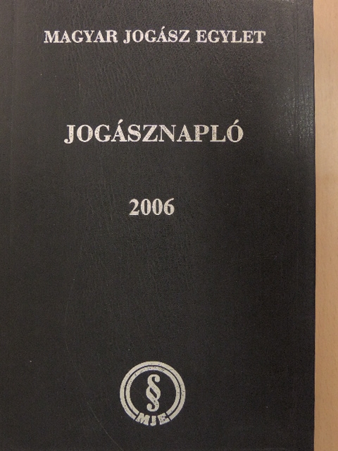 Jogásznapló 2006 [antikvár]