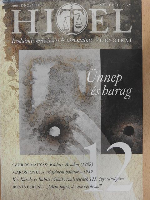 Ágh István - Hitel 2008. december [antikvár]