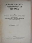Magyar-német igeszinonimák szótára [antikvár]